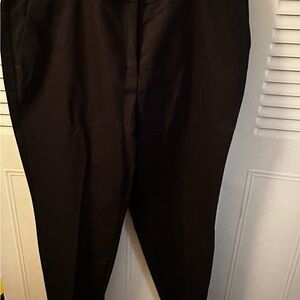 H&M Black Straight Leg Pants Classic Tailored Design